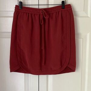 J. Crew Drapey Double-Twill Skirt 4 Copper Pull On‎ Adjustable